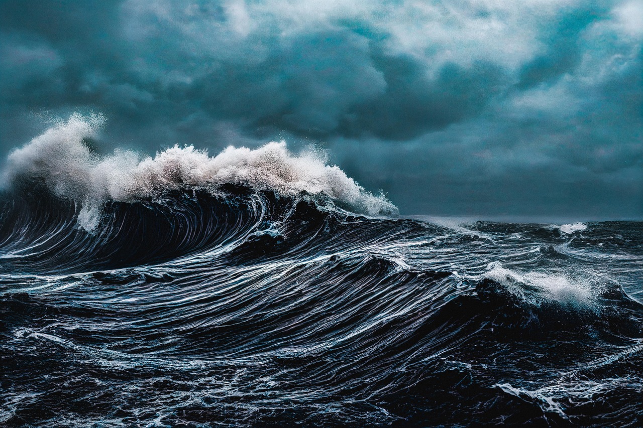 Waves Ocean Storm Free Photo On Pixabay