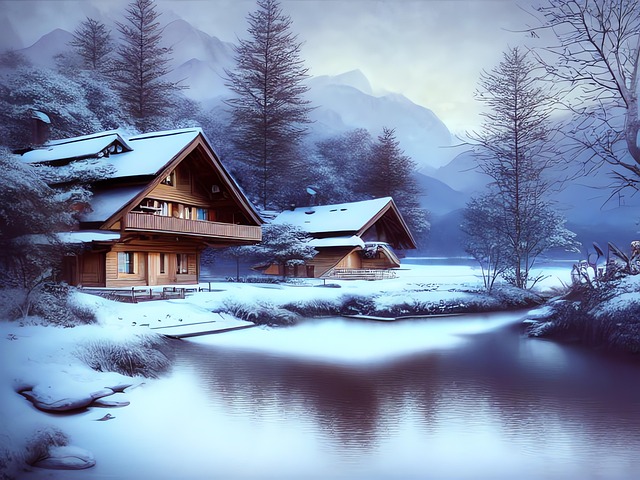 Free generated savoyard landscape landscape illustration