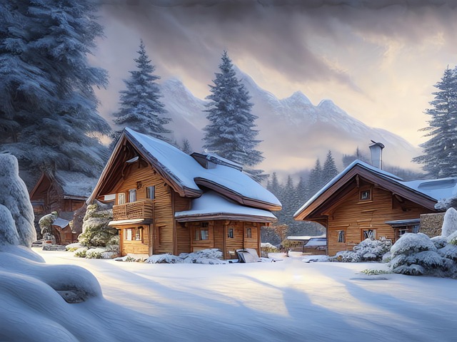 Free generated savoyard landscape landscape illustration