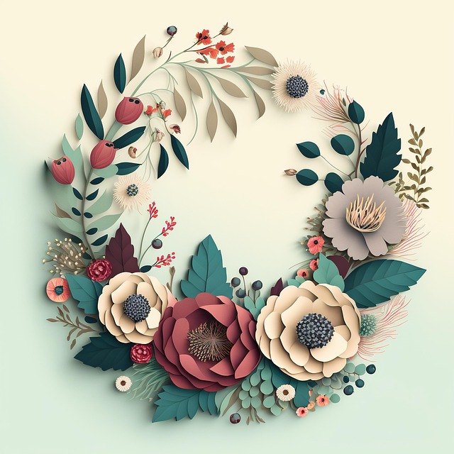 Download free HD stock image of Wreath Winter Free wreath winter nature illustration