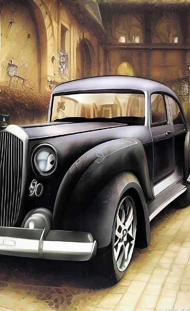 Free car vintage old illustration