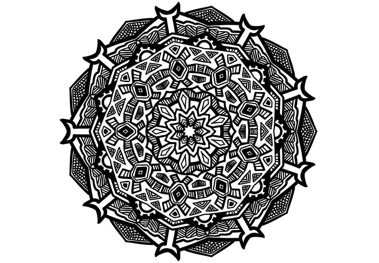 Mandala Art Dessin - Image gratuite sur Pixabay - Pixabay
