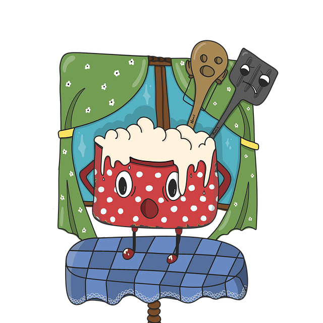 Free pot kitchen boiling illustration