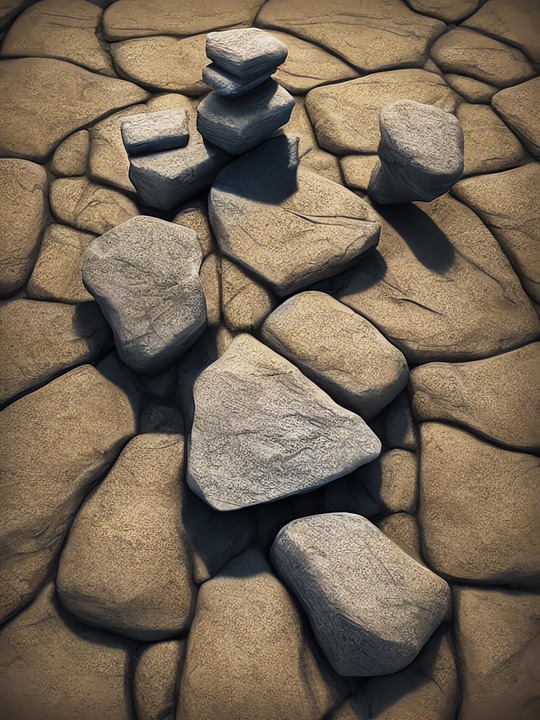 Generated Cairn Stone Rock - Free image on Pixabay