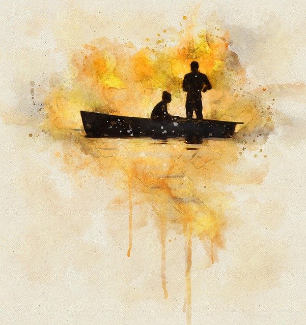 Free Fishing Fishermen illustration and picture
