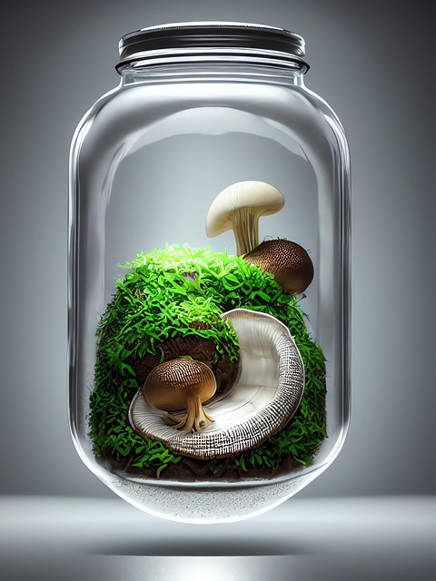 Free generated fungus mushrooms illustration