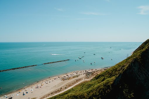 Hav, Strand, Natur, Kyst, Ø, Bjerge