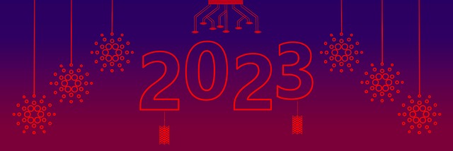 Free cardano cardano 2023 happy new year illustration