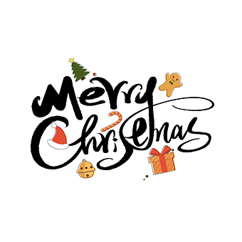 Free Text Christmas illustration and picture