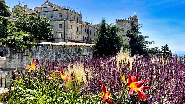 San Marino, Landschaft, Architektur