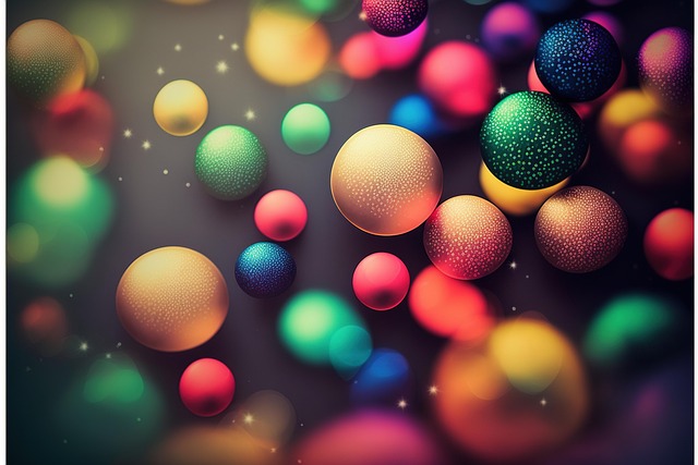 Free christmas festive ornaments illustration
