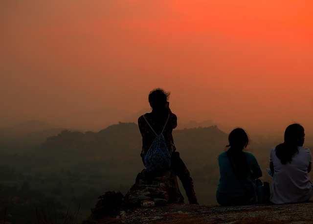 Free Sunset People photo and picture