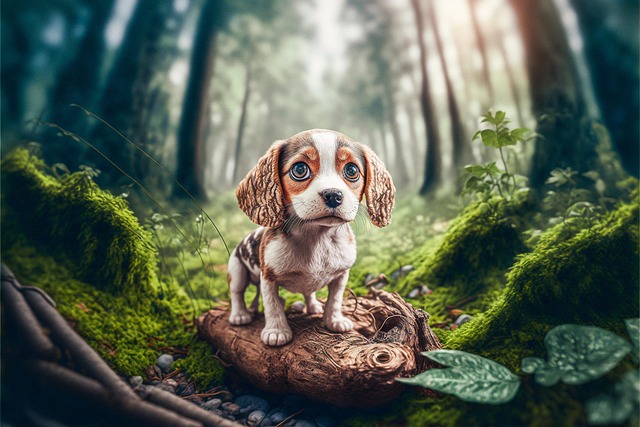 Free dog puppy nature illustration