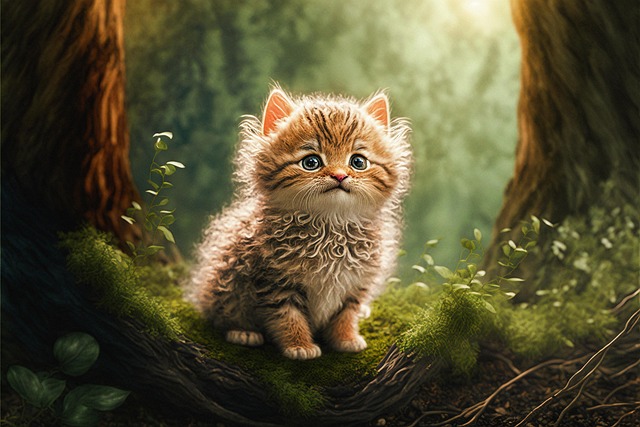 Free cat pet kitten illustration
