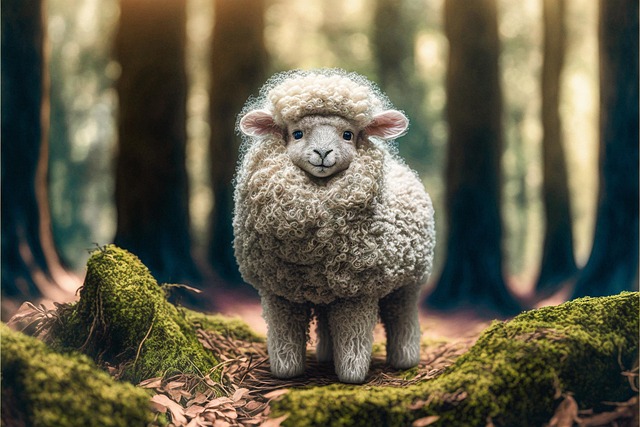 Die Schafe, Tier, Wald, Lamm