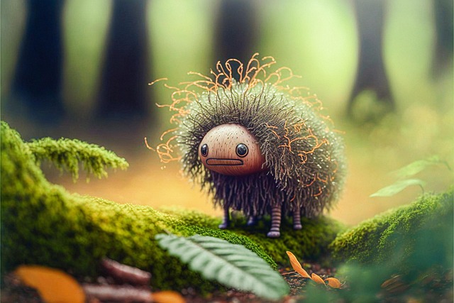 Free worm animal forest illustration