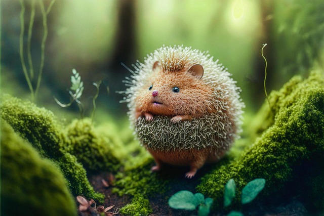 Free sponge animal forest illustration
