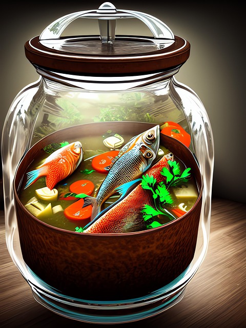 Free generated fish soup soupe illustration