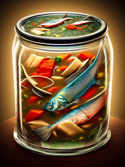 Free generated fish soup soupe illustration
