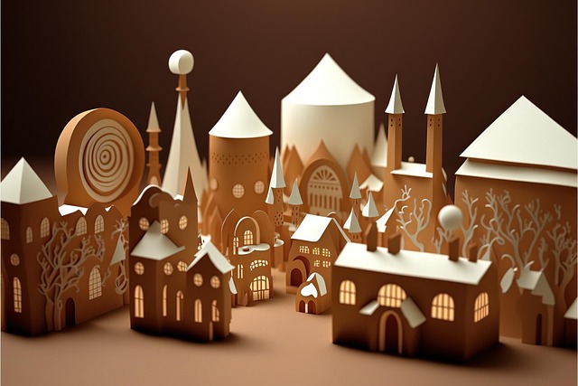 Free gingerbread house gingerbread christmas illustration