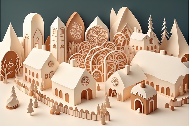 Free gingerbread house gingerbread christmas illustration