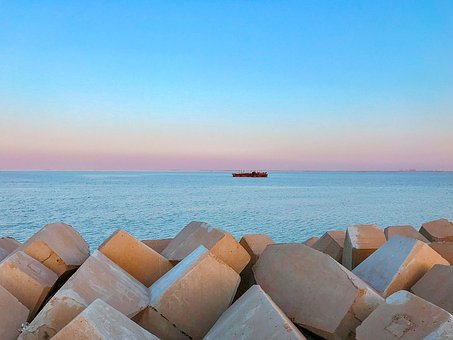 Free Calm Sea Ship photo and picture