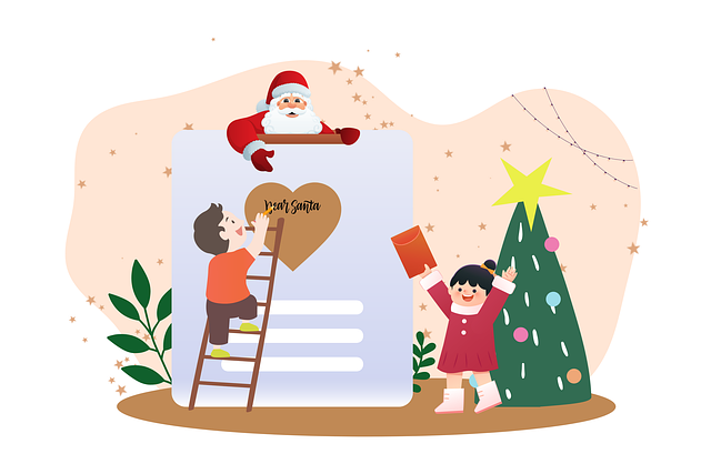 Free wish list christmas nature illustration