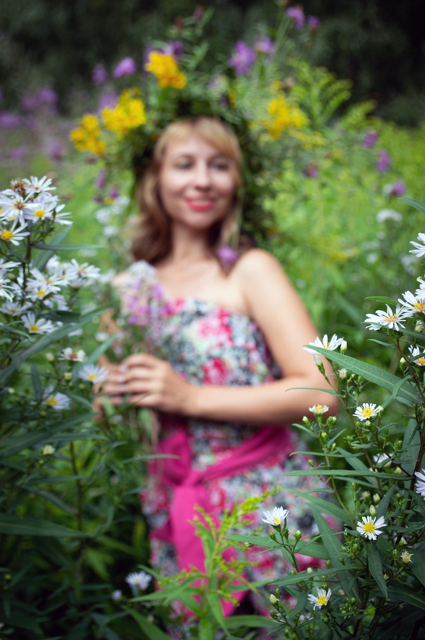 Field Flowers Woman Free photo on Pixabay