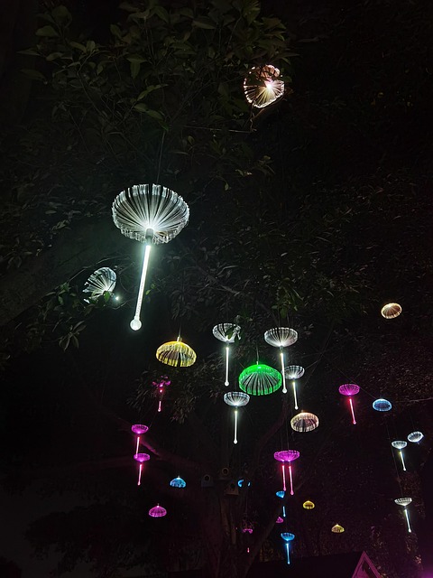 Licht, Lichtvorführung, Nacht, Schmücken
