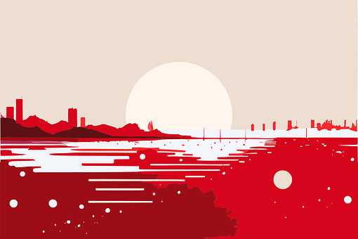 Måne, By, Turisme, Rejse, Neojapan