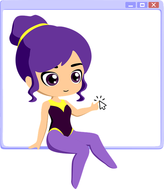 Free girl woman virtual illustration