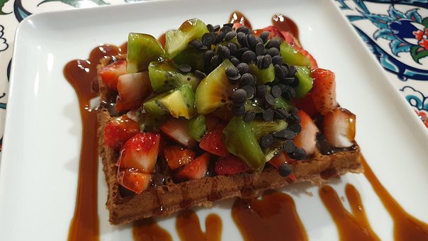 Waffles, Doce, Gostoso, Chocolate