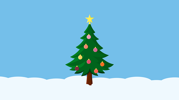 Jul, Edelgran, Christmas Bakgrunn, Natur
