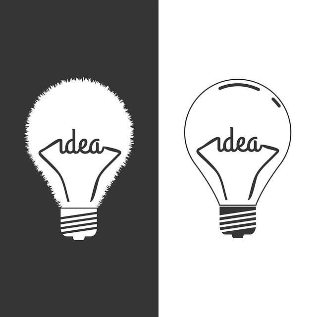 Free Light Bulb Idea vector and picture