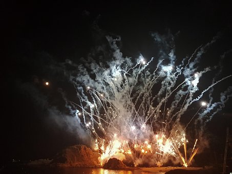 Free Particles Pyrotechnics photo and picture
