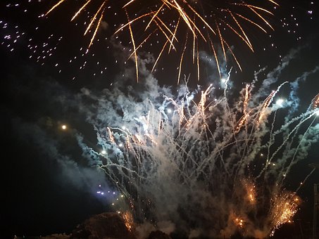 Free Particles Pyrotechnics photo and picture