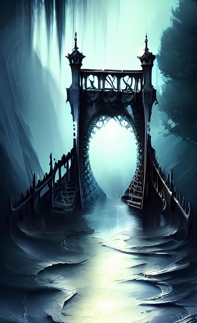 Free gate gateway gothic illustration