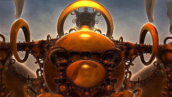 Free Mandelbulb 3D illustration and picture
