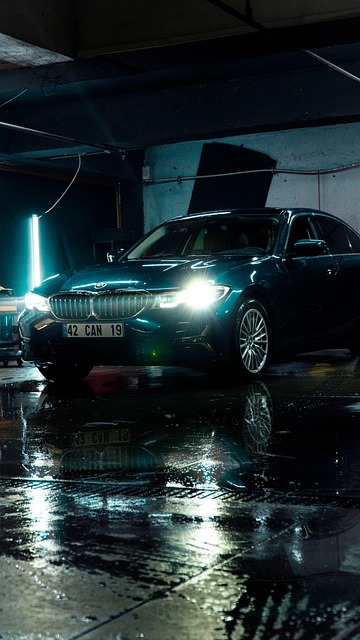 Bmw, Auto, Luxe, Blauw, Lammeren, Donker