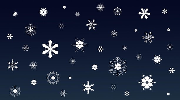 Sne, Snefnug, Vinter, Julen, Blomst