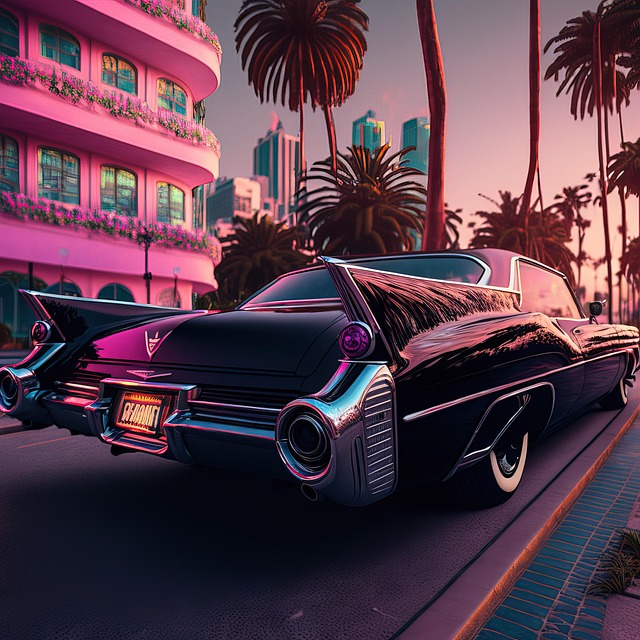 Download free HD stock image of Car Cadillac Eldorado Free car cadillac eldorado biarritz illustration