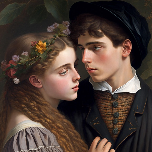 Free couple love young illustration