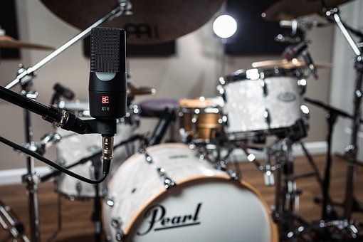 Drummer, Drums, Microfoon