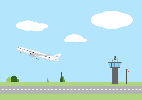 Free Plane Airport vector and picture