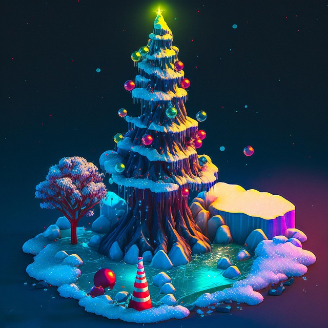 Free ai generated diorama fantasy illustration