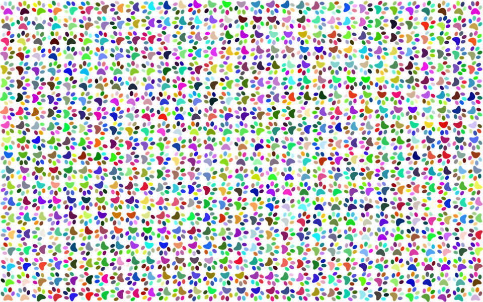 Download Paw Prints, Pattern, Beautiful Wallpaper. RoyaltyFree Vector