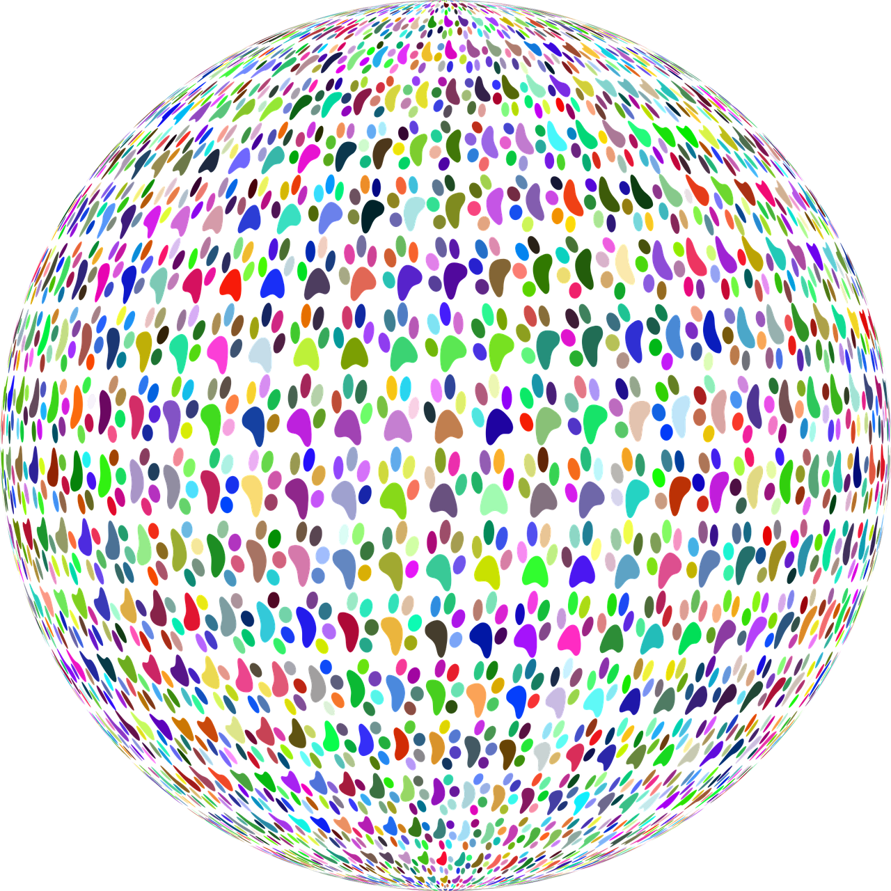 Download Sphere Paw Prints Ball Royalty Free Vector Graphic Pixabay