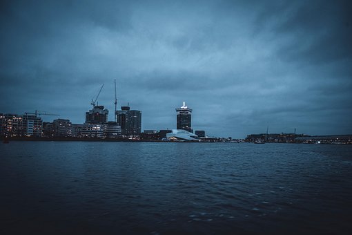 Amsterdam, Nederland, Holland, Landskap