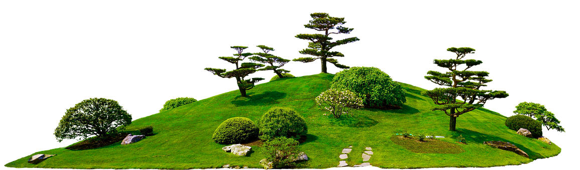 Free Garden Hill illustration and picture