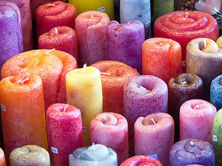 Free Candles Multicoloured photo and picture